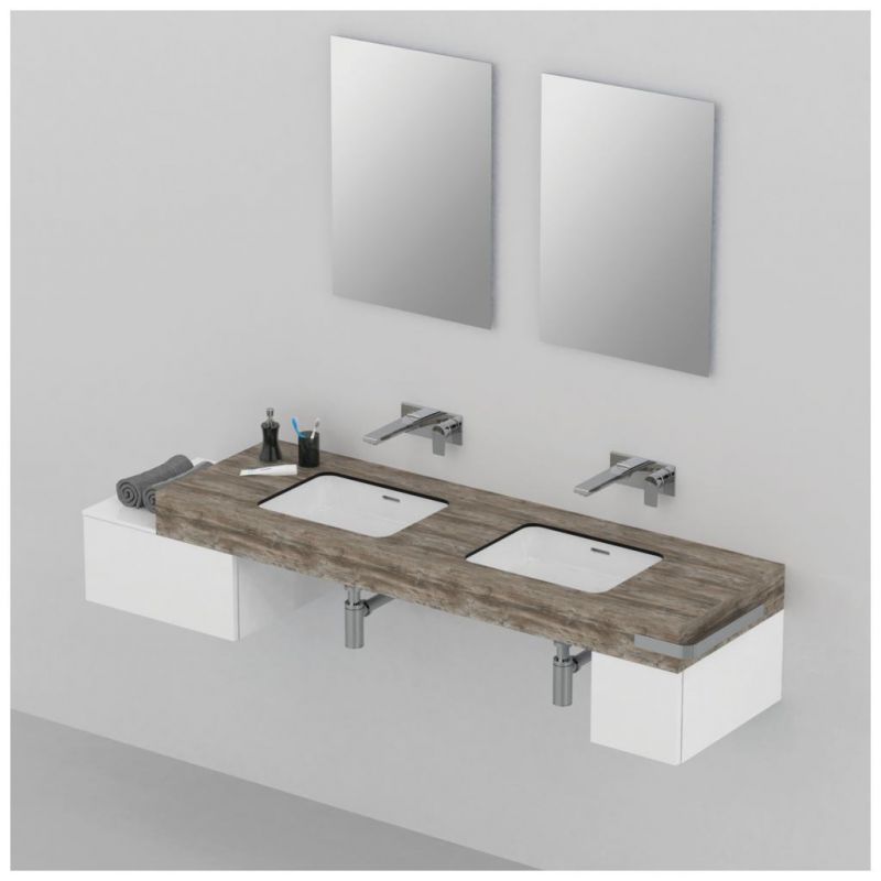 OGLINDA CU  LUMINA AMBIENTALA PE 4 LATURI 50X70 LED 27.8W SISTEM ANTI-ABURIRE